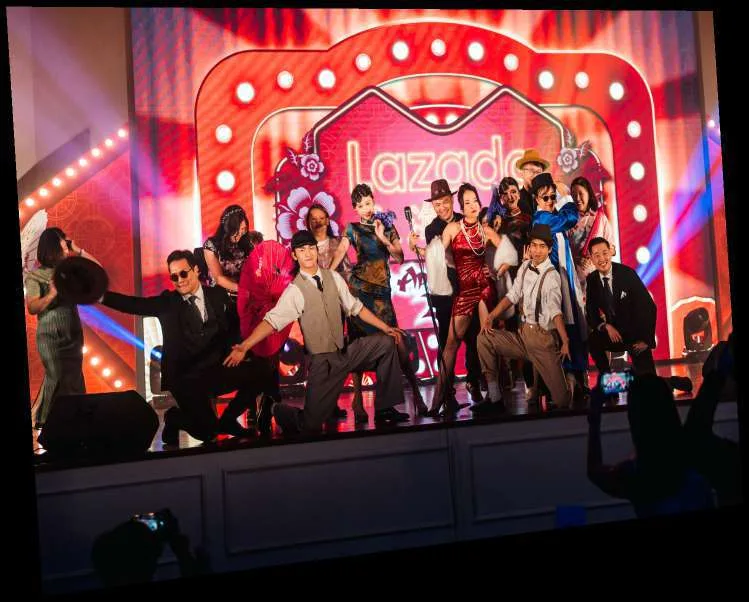 Lazada Malaysia appreciation night stage produced by PRINS